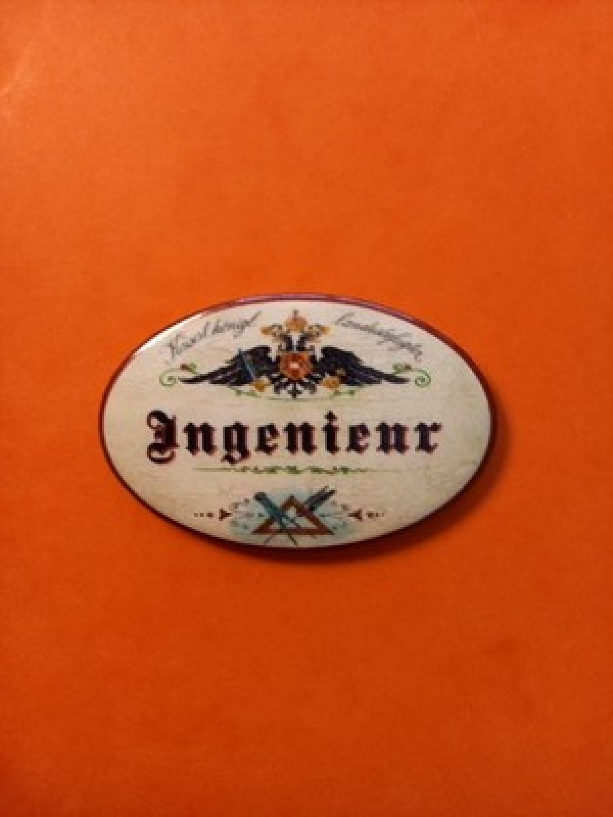 Nostalgie KuK Flaschenöffner Magnet Landesbefugter Ingenieur