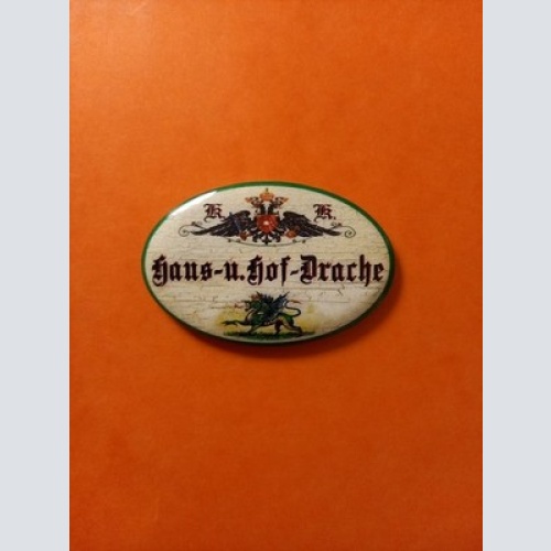 Nostalgie KuK Flaschenöffner Magnet Haus U.Hof Drache