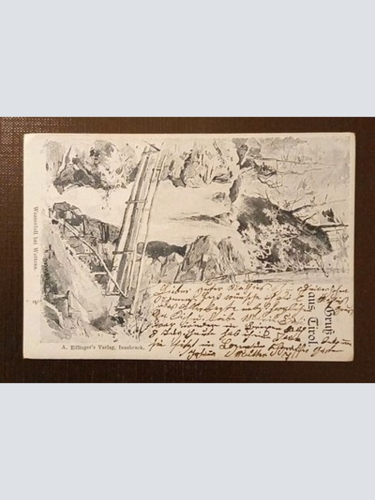 Wasserfall In Wattens Tirol Gr K