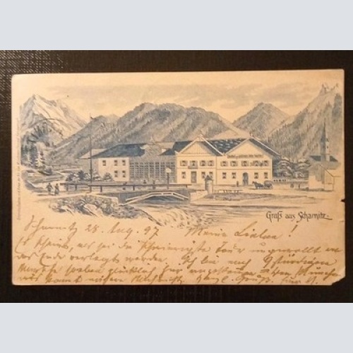 Scharnitz Sägewerk Innsbruck Mittenwald Tirol Gr K