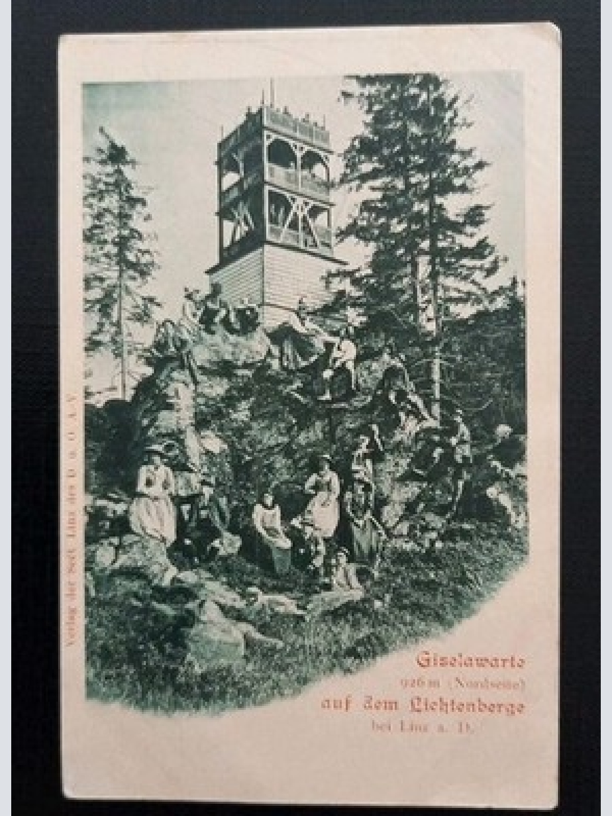 Giselawarte auf dem Lichtenberg bei Linz (um 1900) Gr K