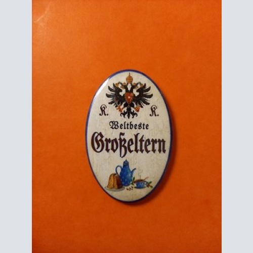 Nostalgie KuK Flaschenöffner Magnet Weltbeste Großeltern