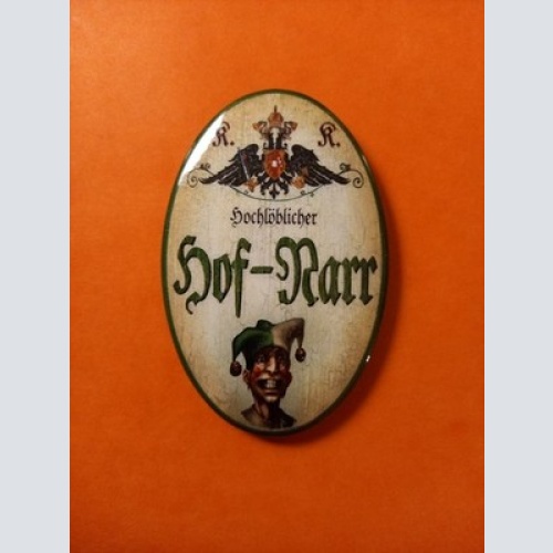 Nostalgie KuK Flaschenöffner Magnet Hochlöblicher Hof Narr