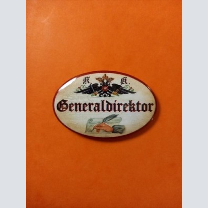 Nostalgie KuK Flaschenöffner Magnet Generaldirektor