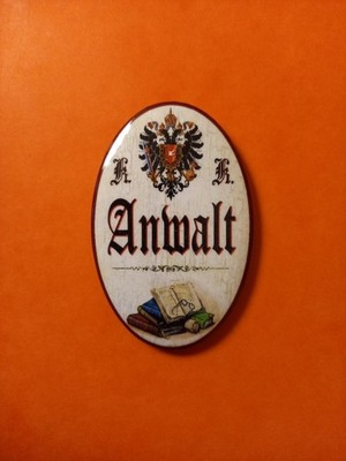 Nostalgie KuK Flaschenöffner Magnet Anwalt