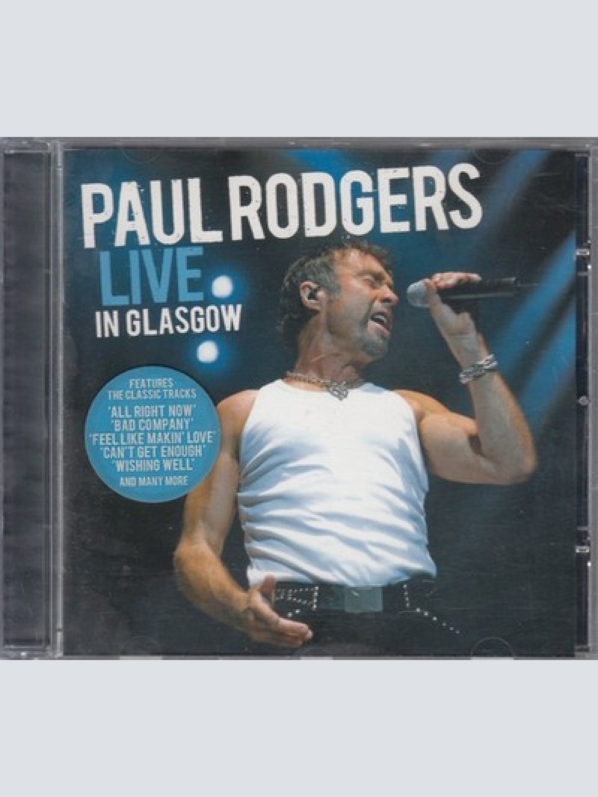 CD, Album Paul Rodgers - Live In Glasgow