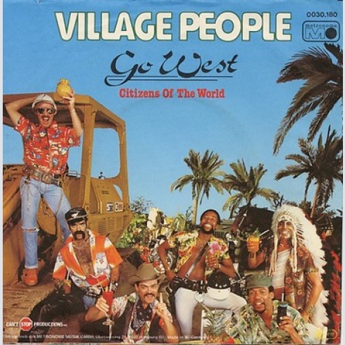 7", Single Village People - Go West