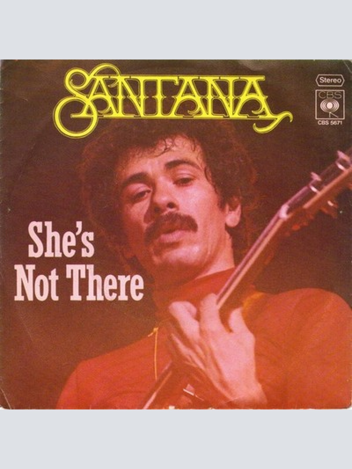 7", Single Santana - She's Not There