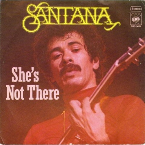 7", Single Santana - She's Not There