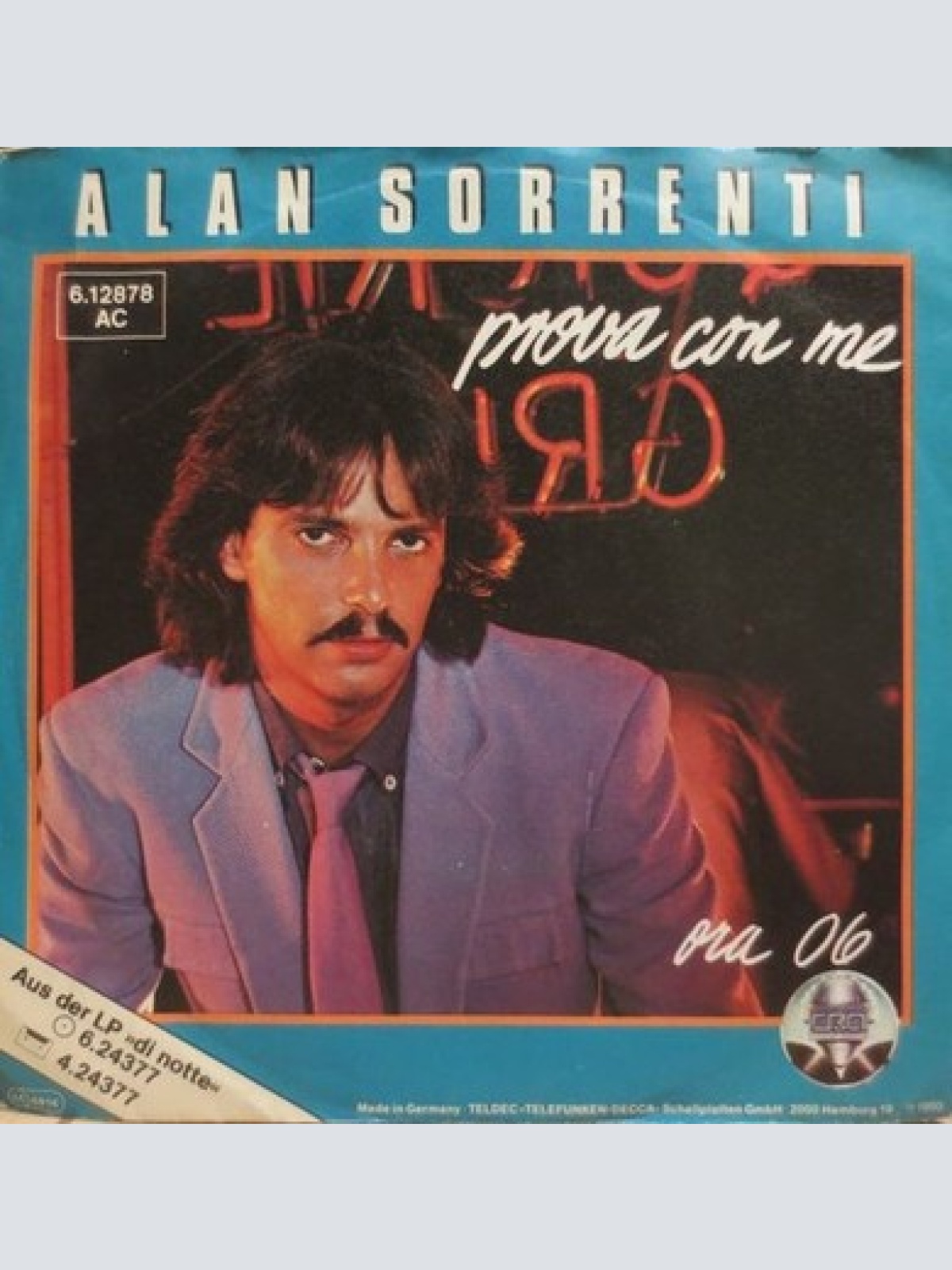 7", Single Alan Sorrenti - Prova Con Me