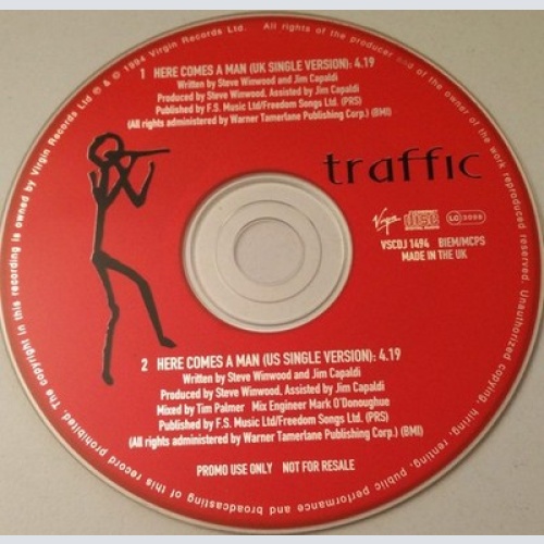 CD, Single, Promo Traffic - Here Comes A Man