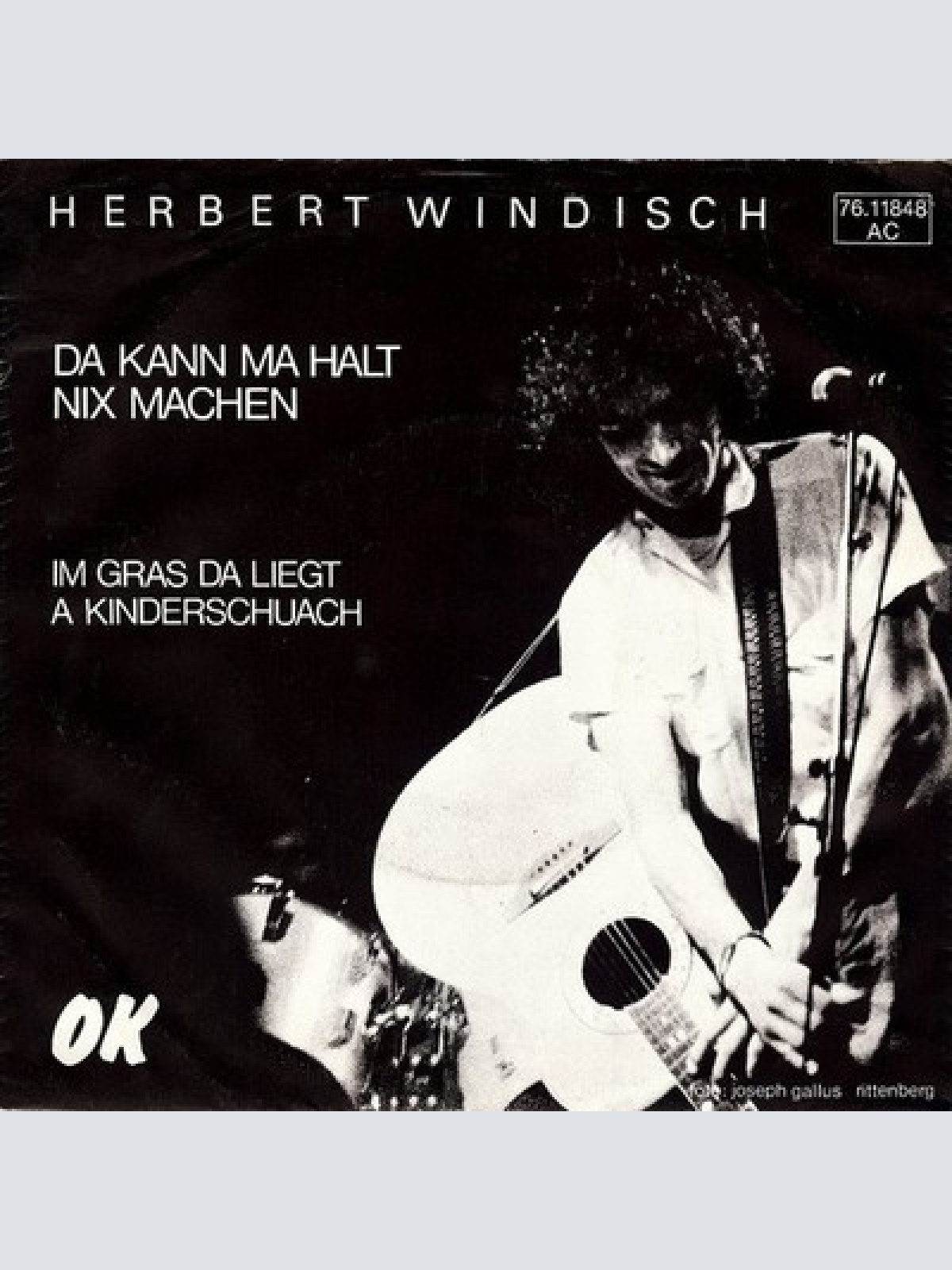 7", Single Herbert Windisch - Da Kann Ma Halt Nix Machen