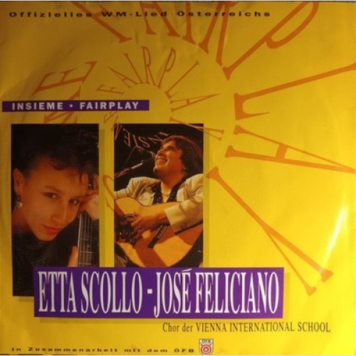 7", Single Etta Scollo & José Feliciano - Insieme Fairplay