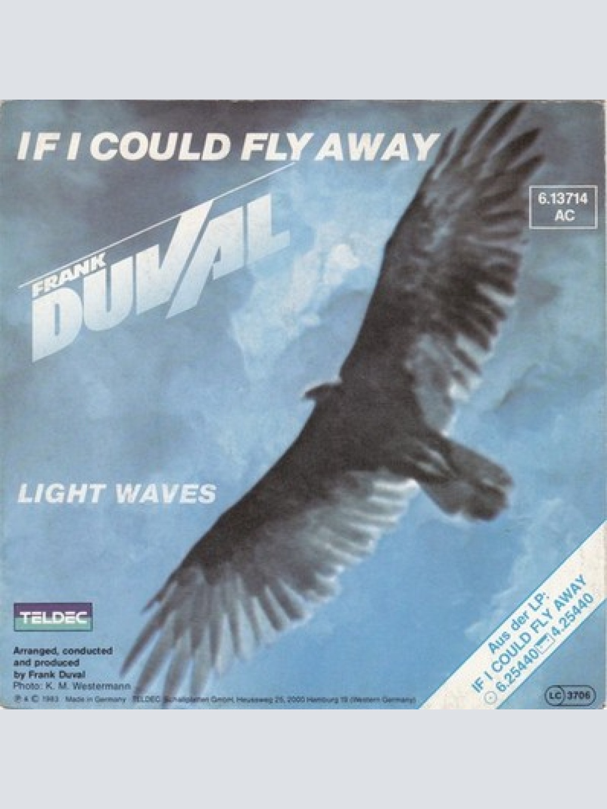 7", Single Frank Duval - If I Could Fly Away