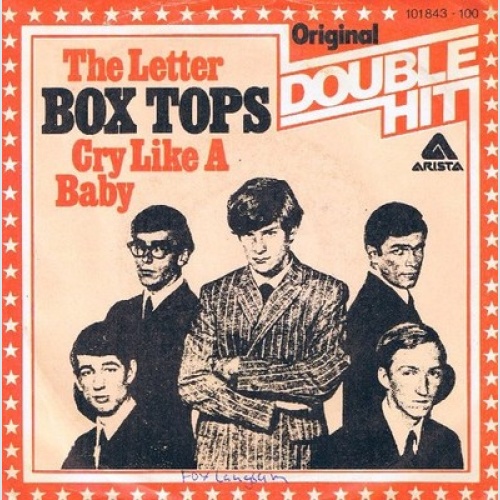 7", Single Box Tops - The Letter / Cry Like A Baby
