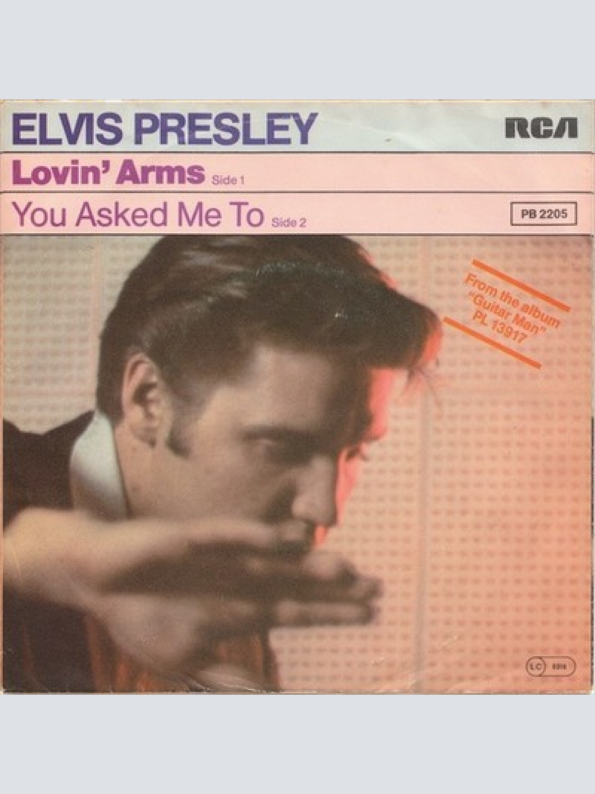 7", Single Elvis Presley - Lovin' Arms