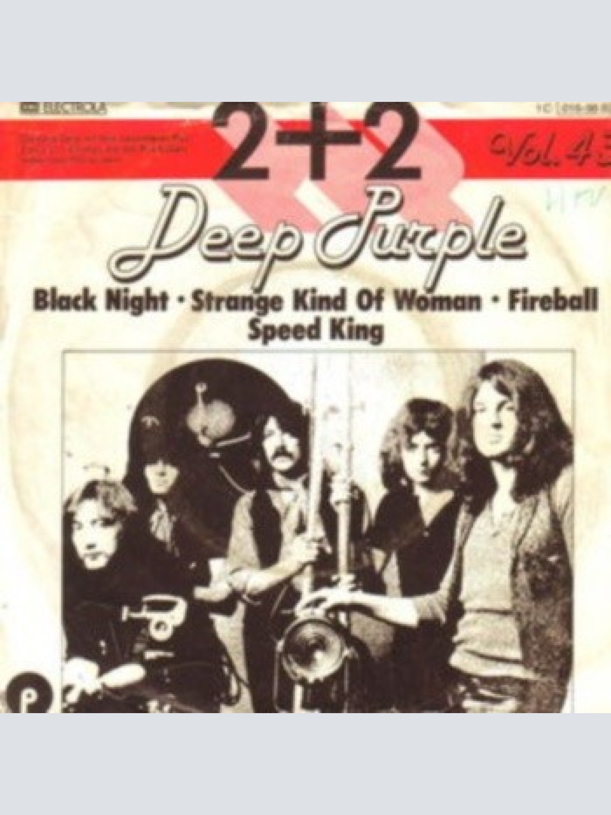 7", EP Deep Purple - Black Night / Strange Kind Of Woman / Fireball / Speed King