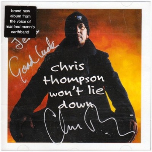 CD, Album Chris Thompson - Won't Lie Down
