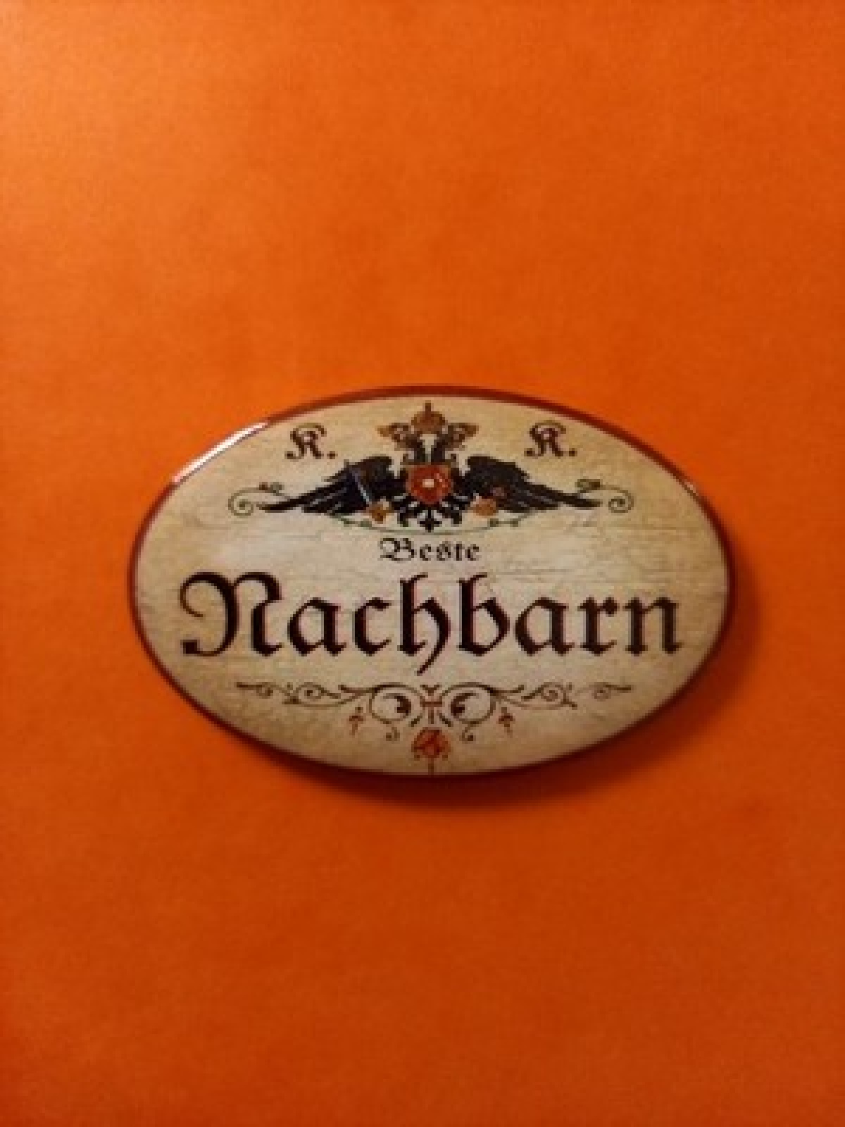 Nostalgie KuK Flaschenöffner Magnet Beste Nachbarn