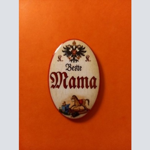 Nostalgie KuK Flaschenöffner Magnet Beste Mama