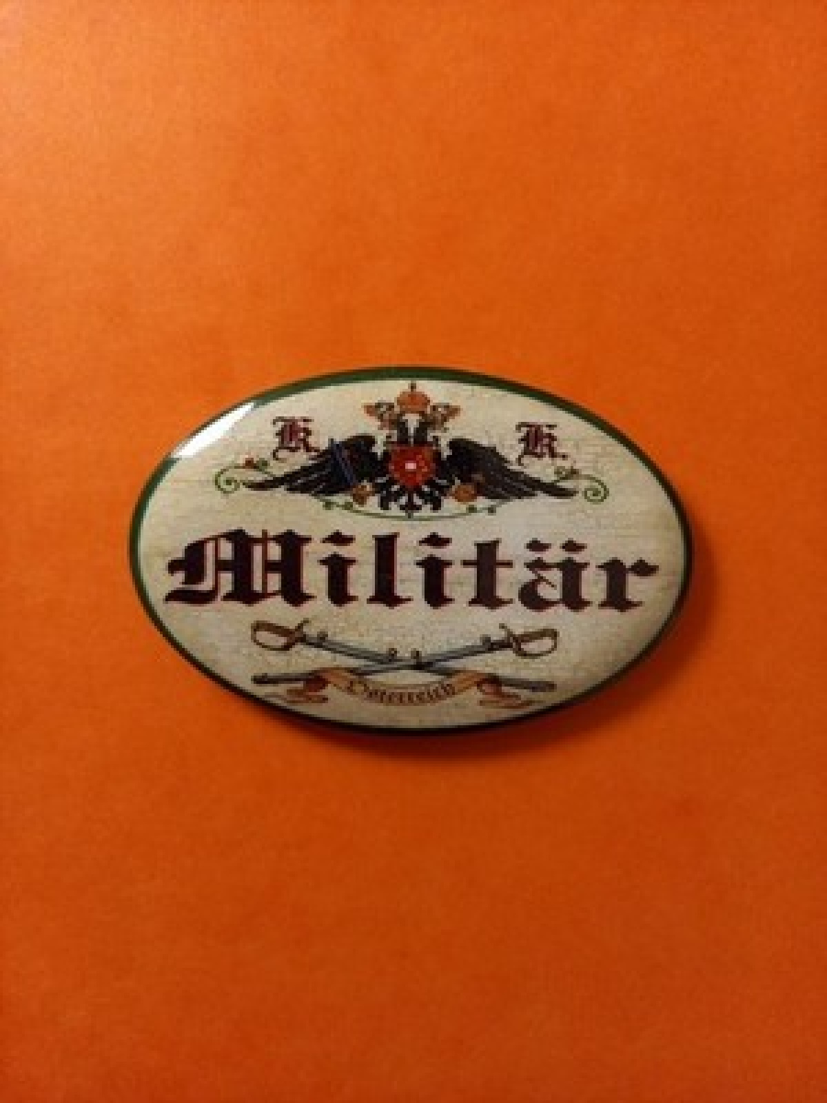 Nostalgie KuK Flaschenöffner Magnet Militär