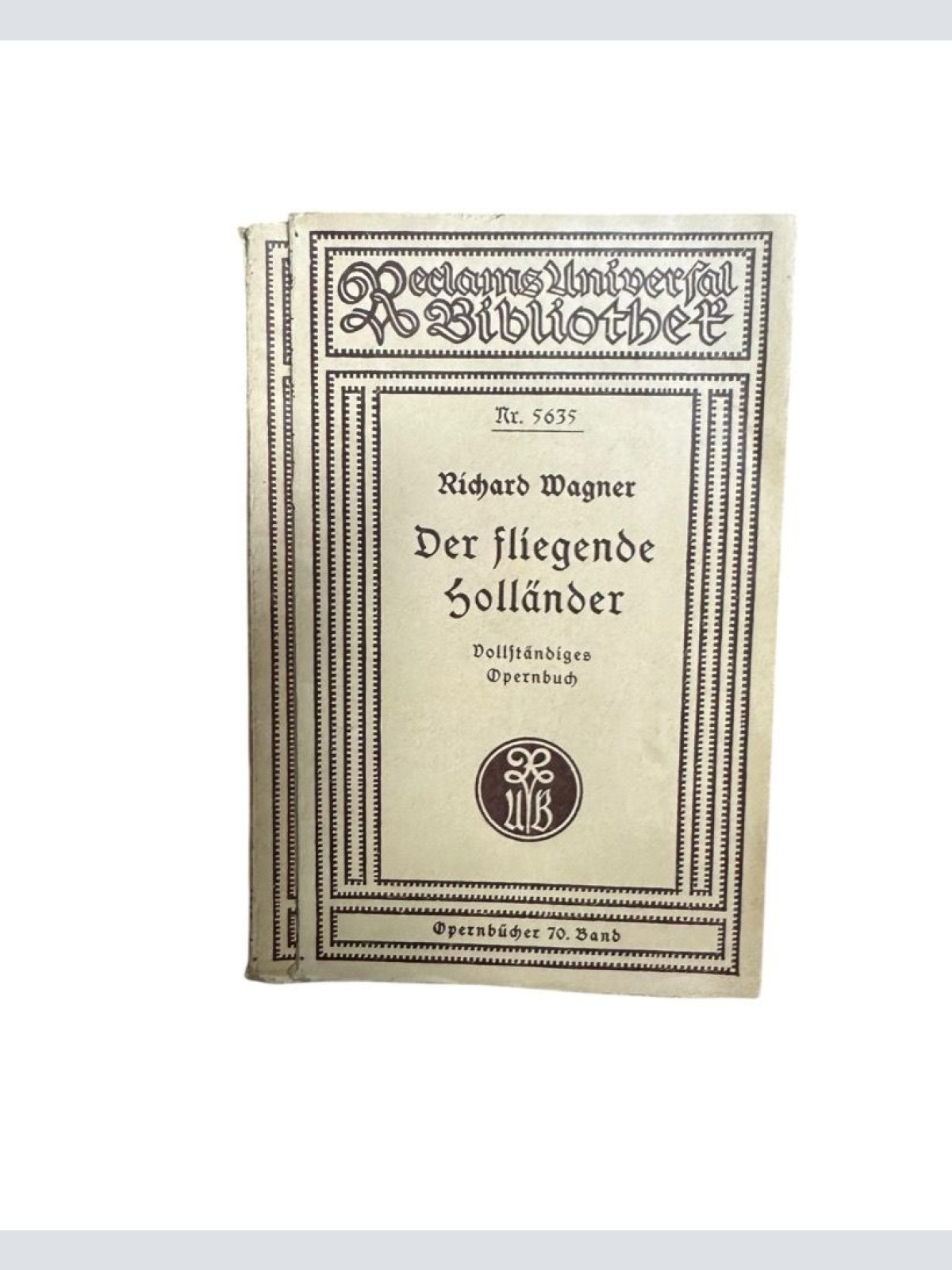 Der fliegende Holländer. Romantische Oper in drei Aufzügen von Richard Wagner. V