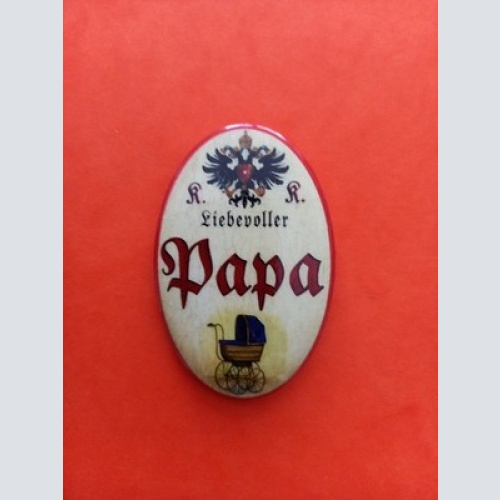 Nostalgie KuK Flaschenöffner Magnet Liebevoller Papa