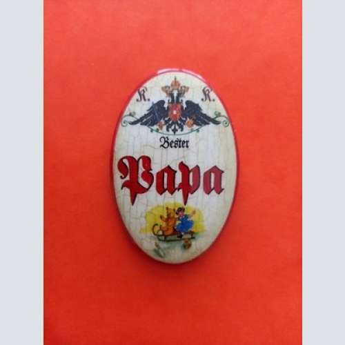 Nostalgie KuK Flaschenöffner Magnet Bester Papa