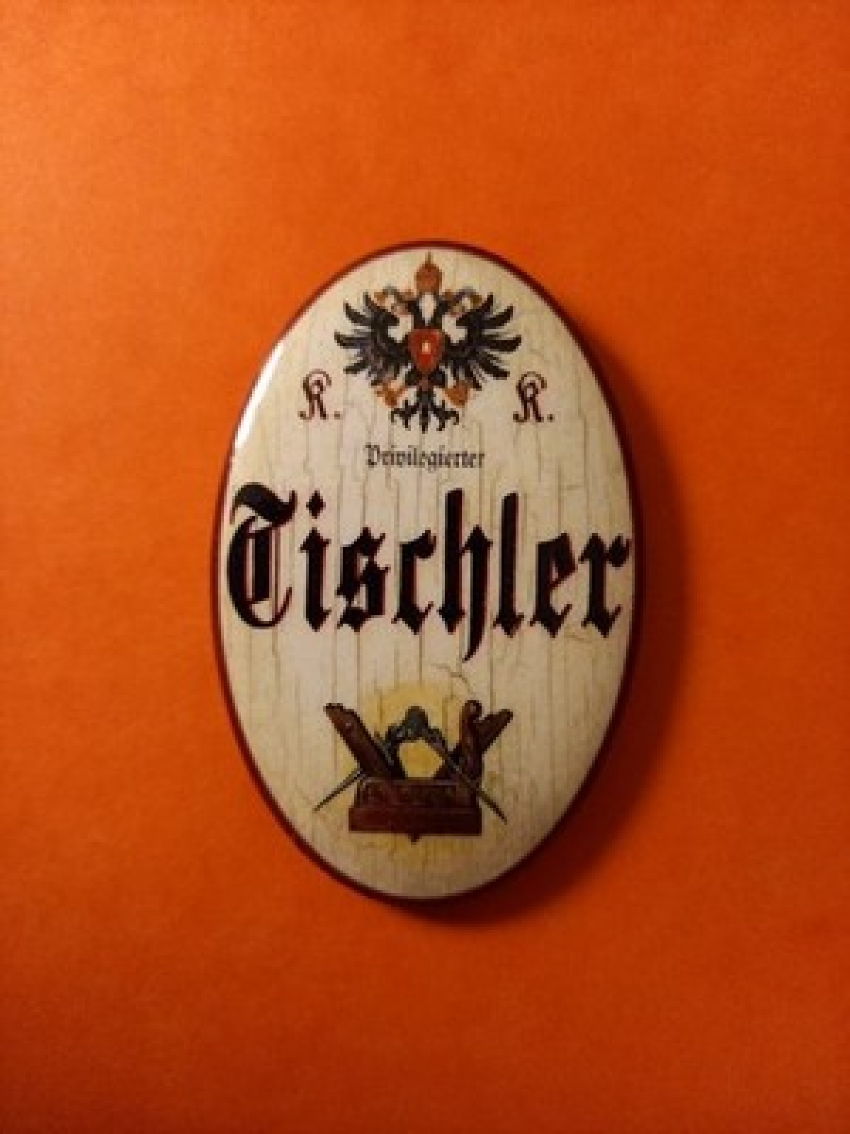 Nostalgie KuK Flaschenöffner Magnet Privilegierter Tischler