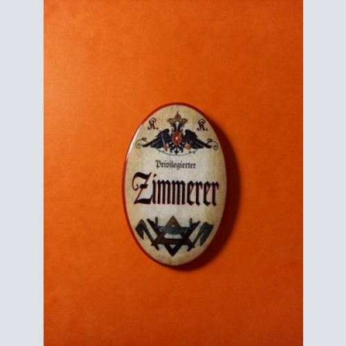 Nostalgie KuK Flaschenöffner Magnet Privilegierter Zimmerer