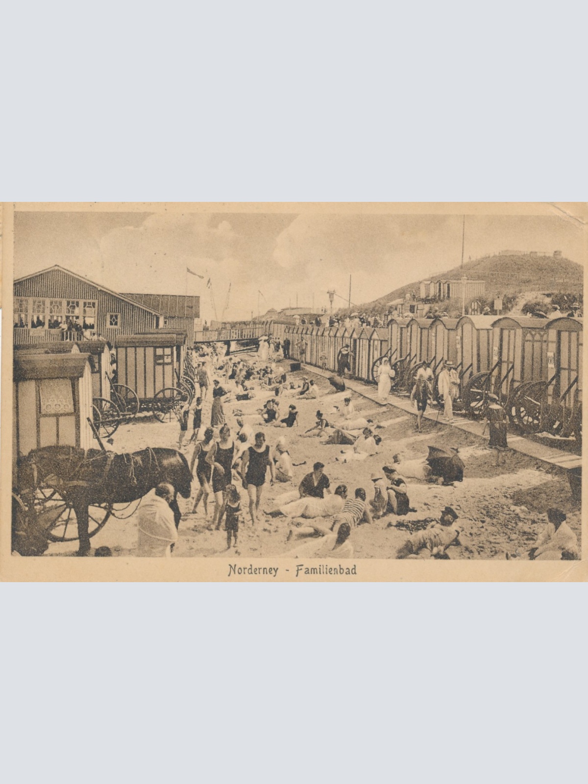 AK aus Norderney Familienbad Niedersachsen Ansichtskarte (16872)