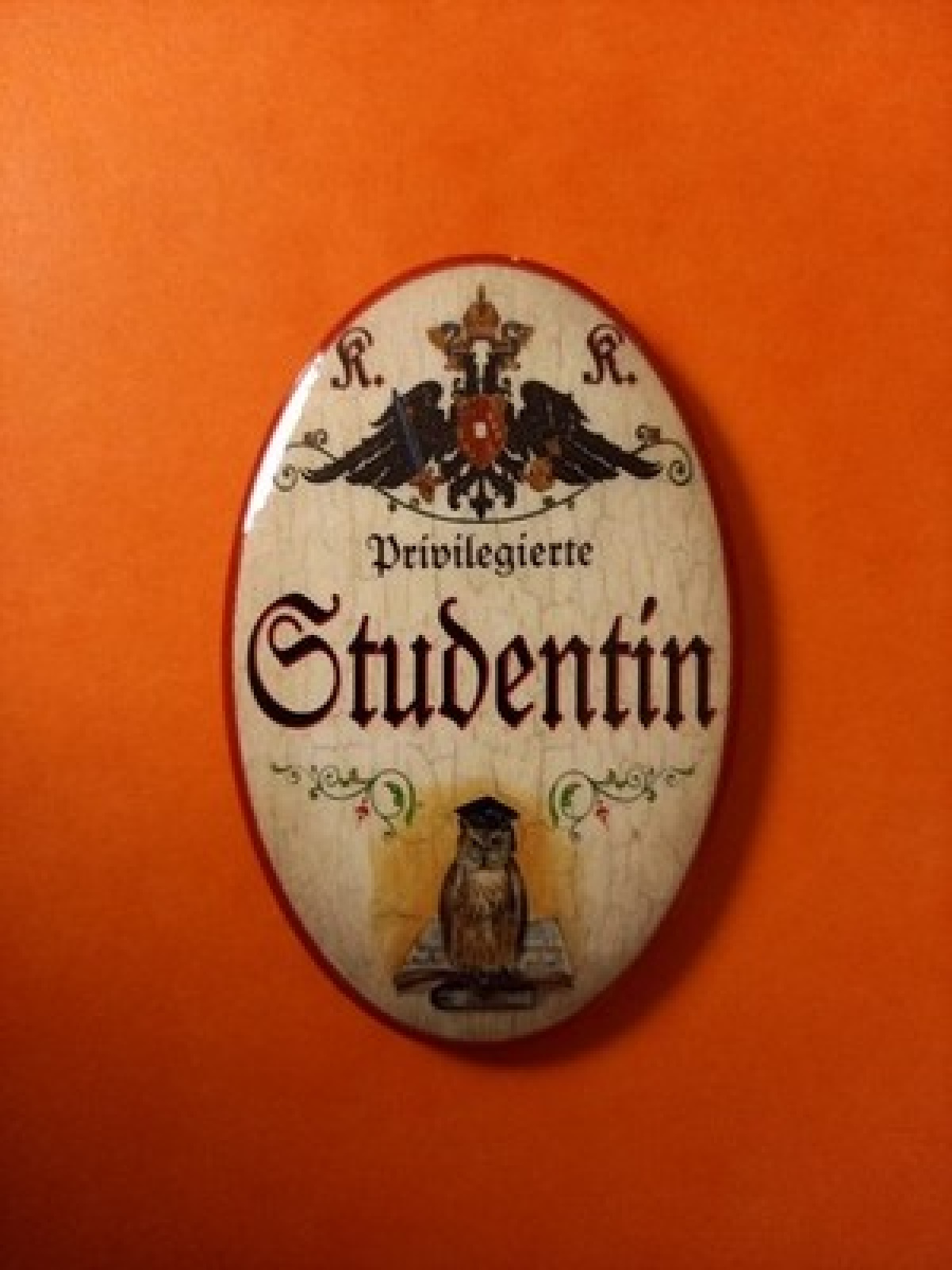 Nostalgie KuK Flaschenöffner Magnet Privilegierte Studentin