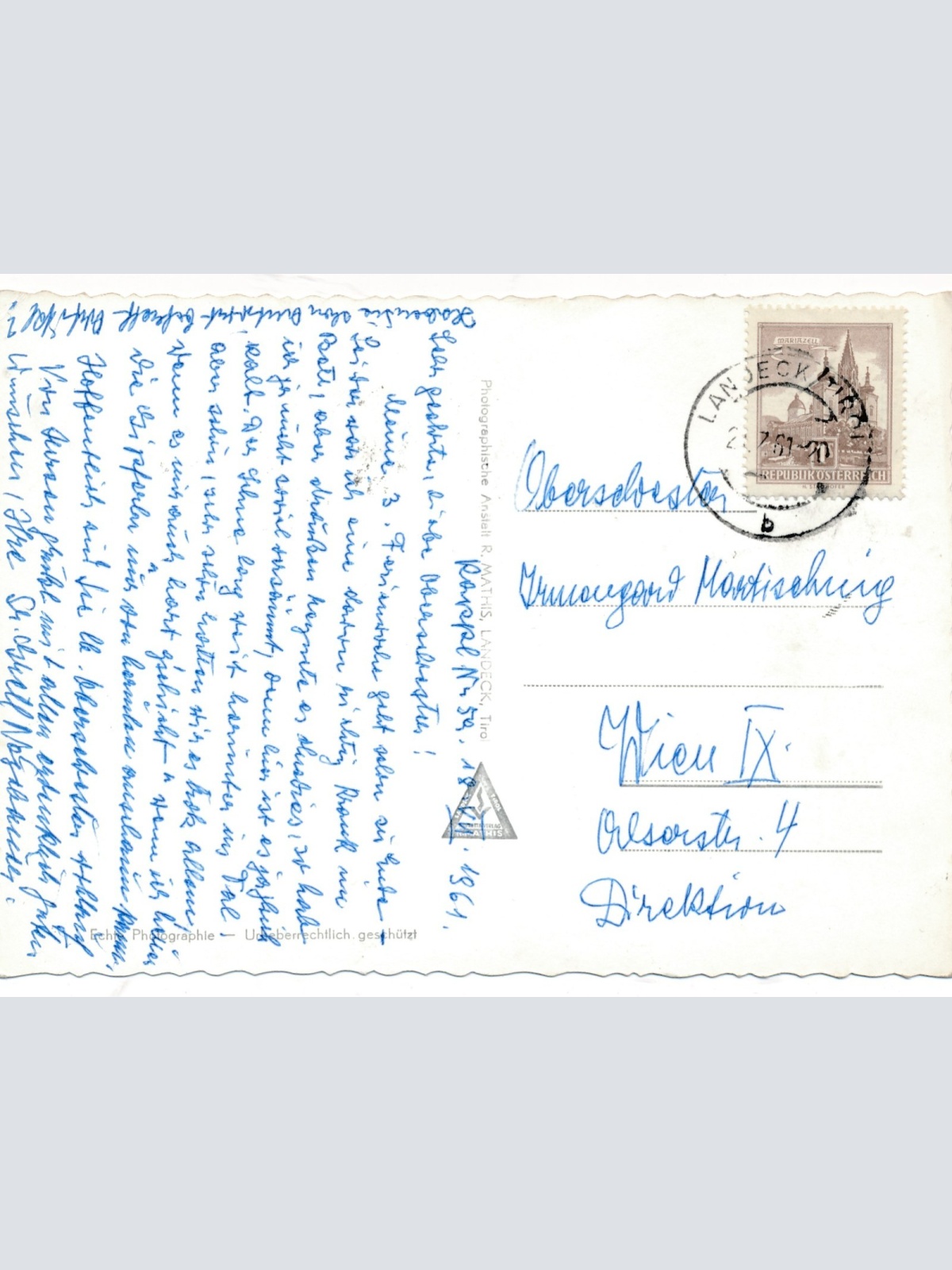 AK aus Kappl Tirol Ansichtskarte (17084)