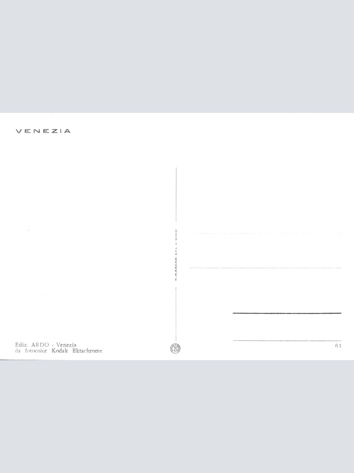 AK aus Venezia - Venedig Italien Ansichtskarte (17100)