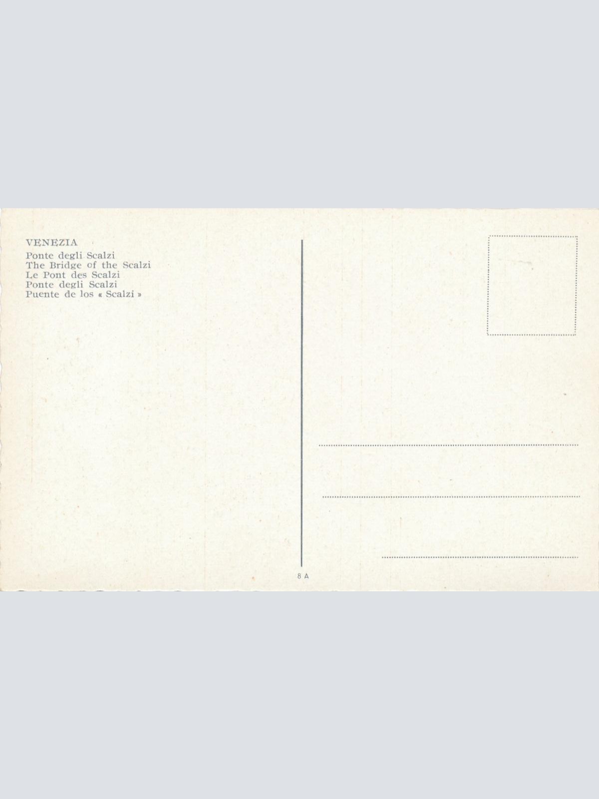 AK aus Venezia - Venedig Italien Ansichtskarte (17105)