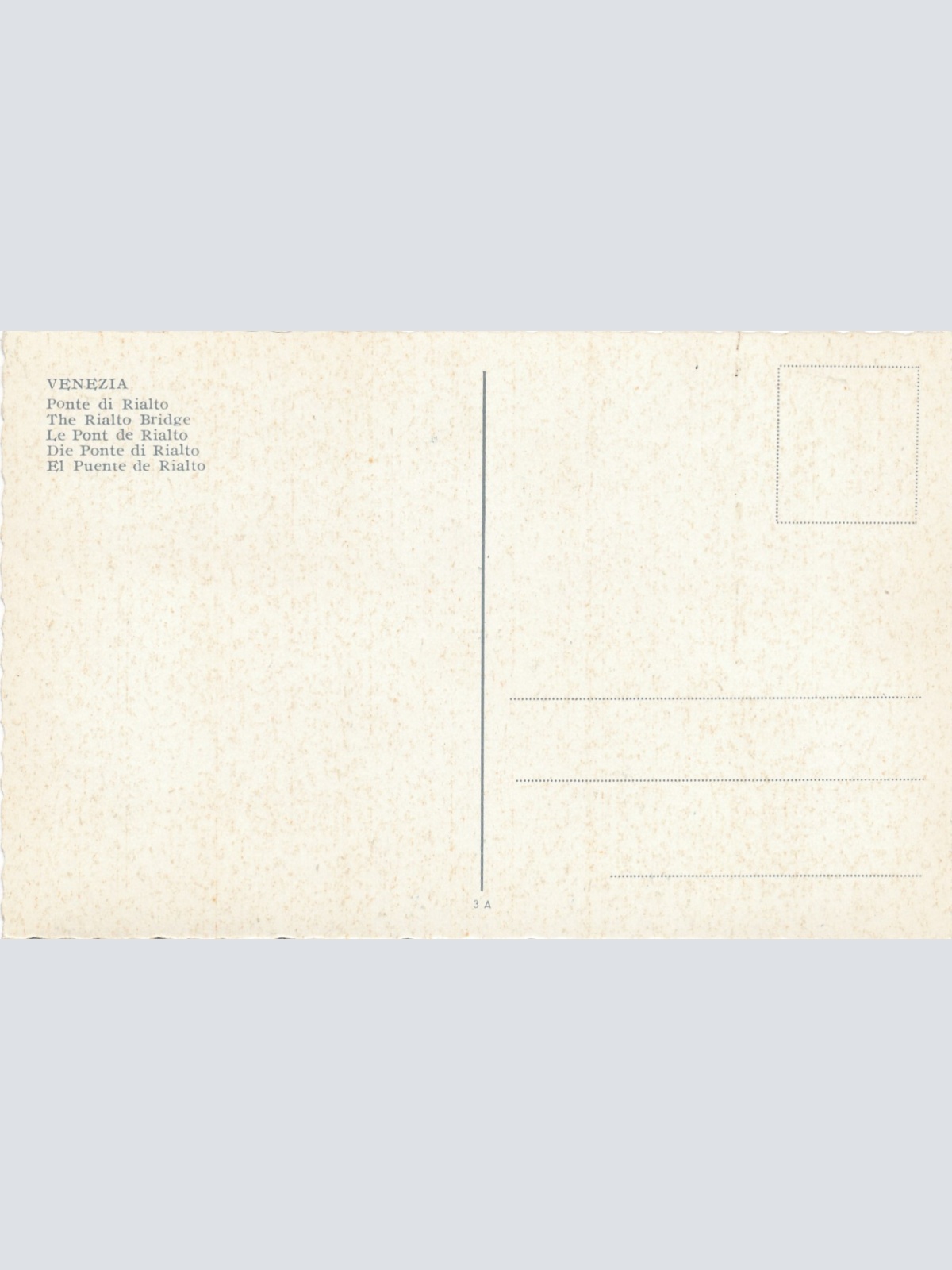 AK aus Venezia - Venedig Italien Ansichtskarte (17107)