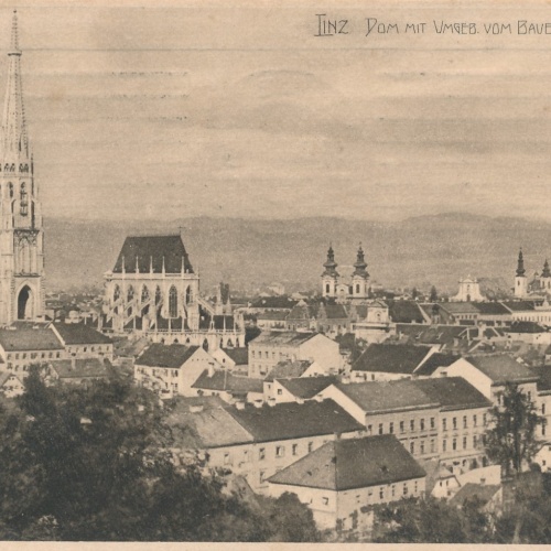 AK aus Linz mit Dom Oberösterreich Ansichtskarte (17129)