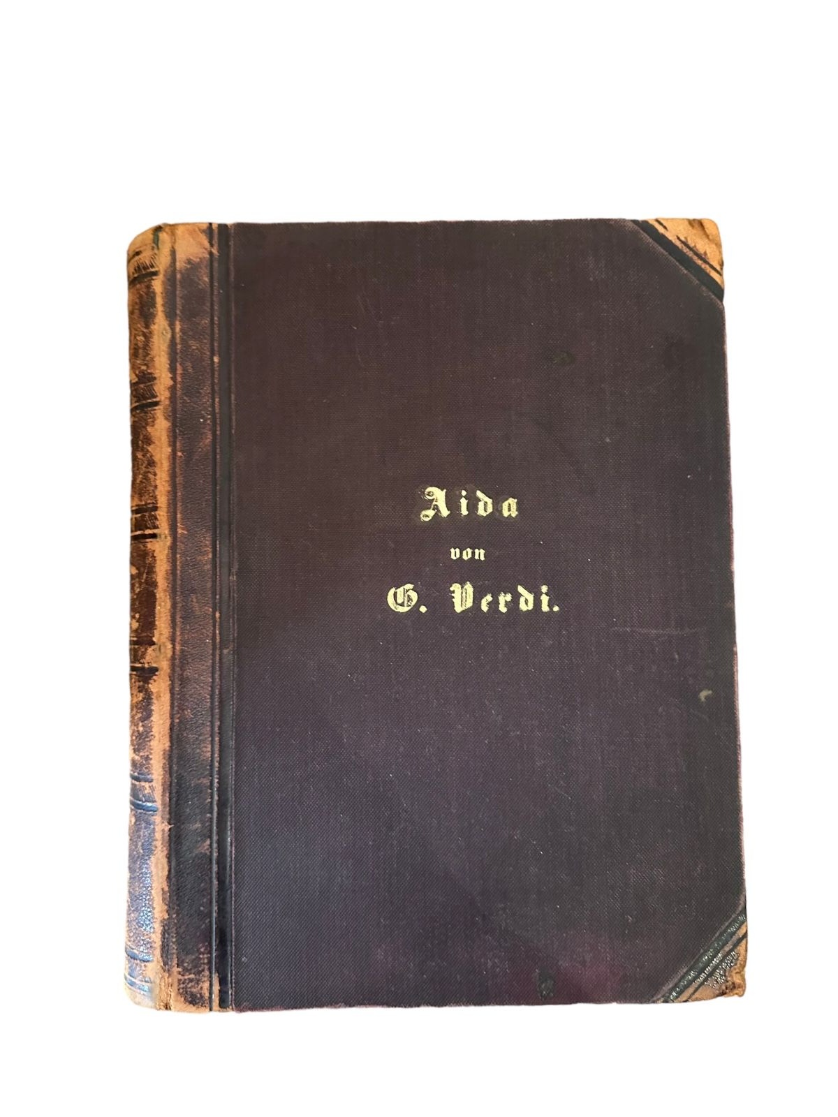 7339 Giuseppe Verdi AIDA: OPER VON G. VERDI (NOTEN) HC +Abb
