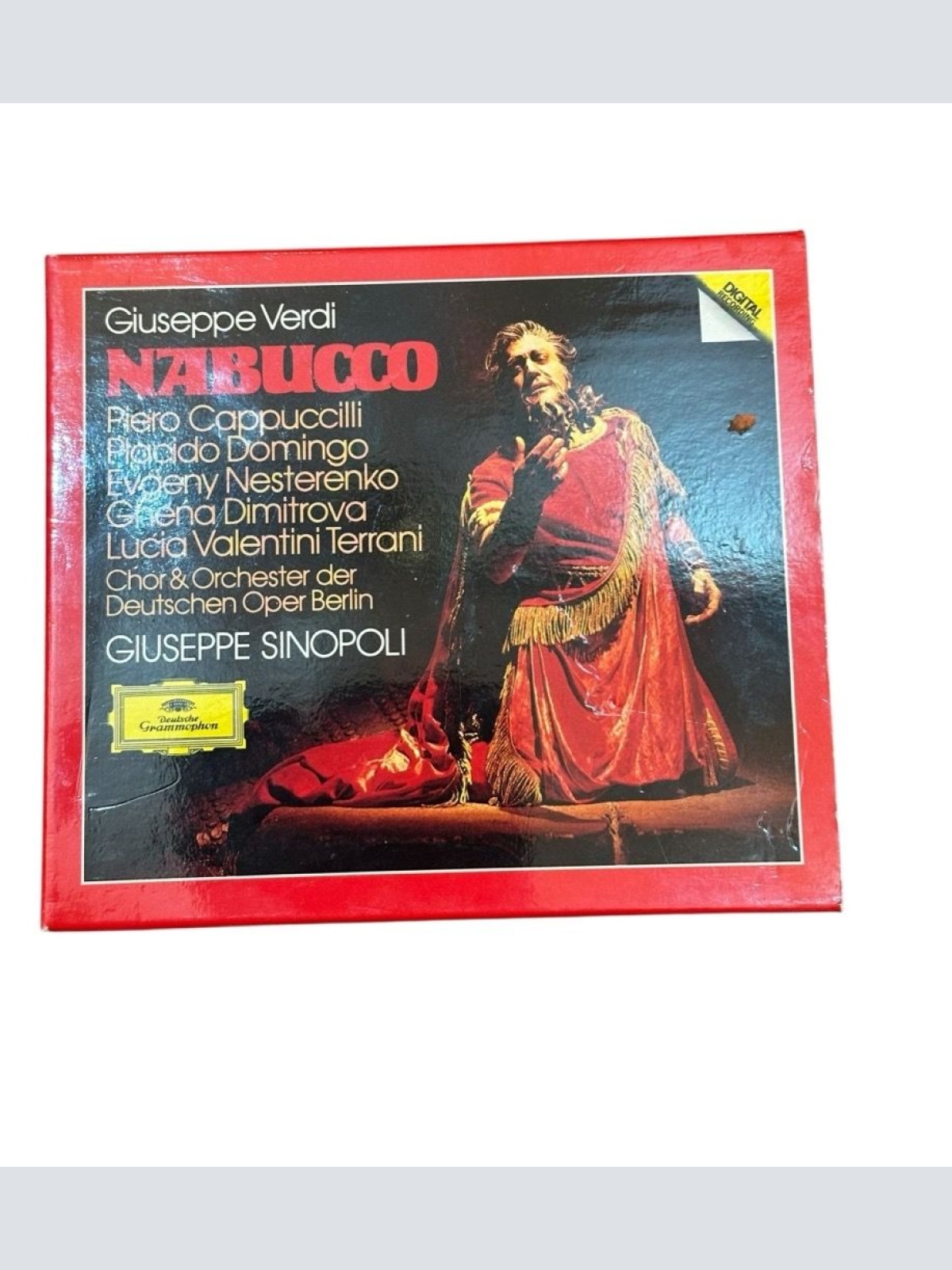 Nabucco, 2 CDs Giuseppe Verdi, Giuseppe Sinopoli: