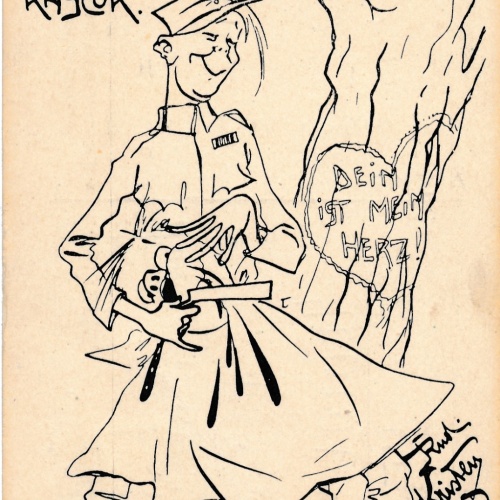 AK Militaria der Kompanie Raseur Ansichtskarte (16961)