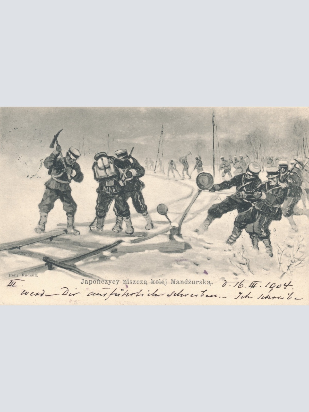 AK Militaria Japonezyey niszeza kolej Mandzurska Ansichtskarte (16970)