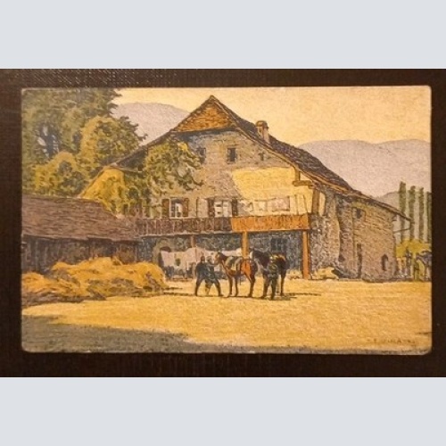 Bauernhof Im Kestenholz St.Gallen Reiter Mit Pferden Pferd  Gr A0003 K