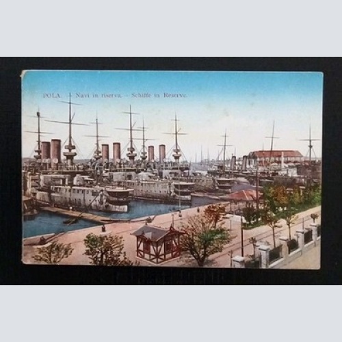 Pola Hafen Schiffe In Reserve Kroatien Pula Gr A0006 K