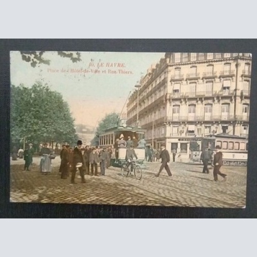 Le Havre Place Del Hotel De Ville Et Rue Thiers Paris Gr A0007 K