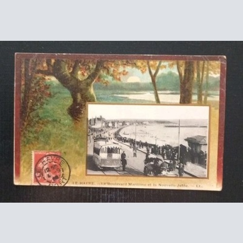 Le Havre Le Boulevard Maritime Straßenbahn Frankreich Gr A0010 K