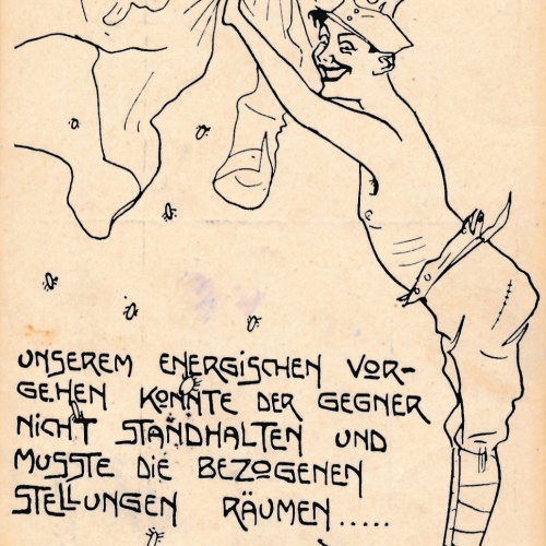 AK Militaria der Innere Feind Ansichtskarte (17018)