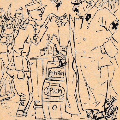 AK Militaria Maroden Visite Ansichtskarte (17019)