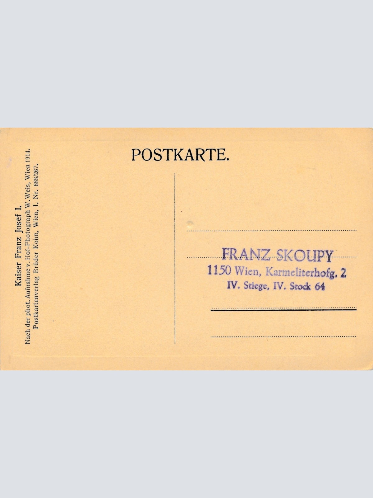 AK Militaria vom Kaiser Franz mit Orden Ansichtskarte (17073)