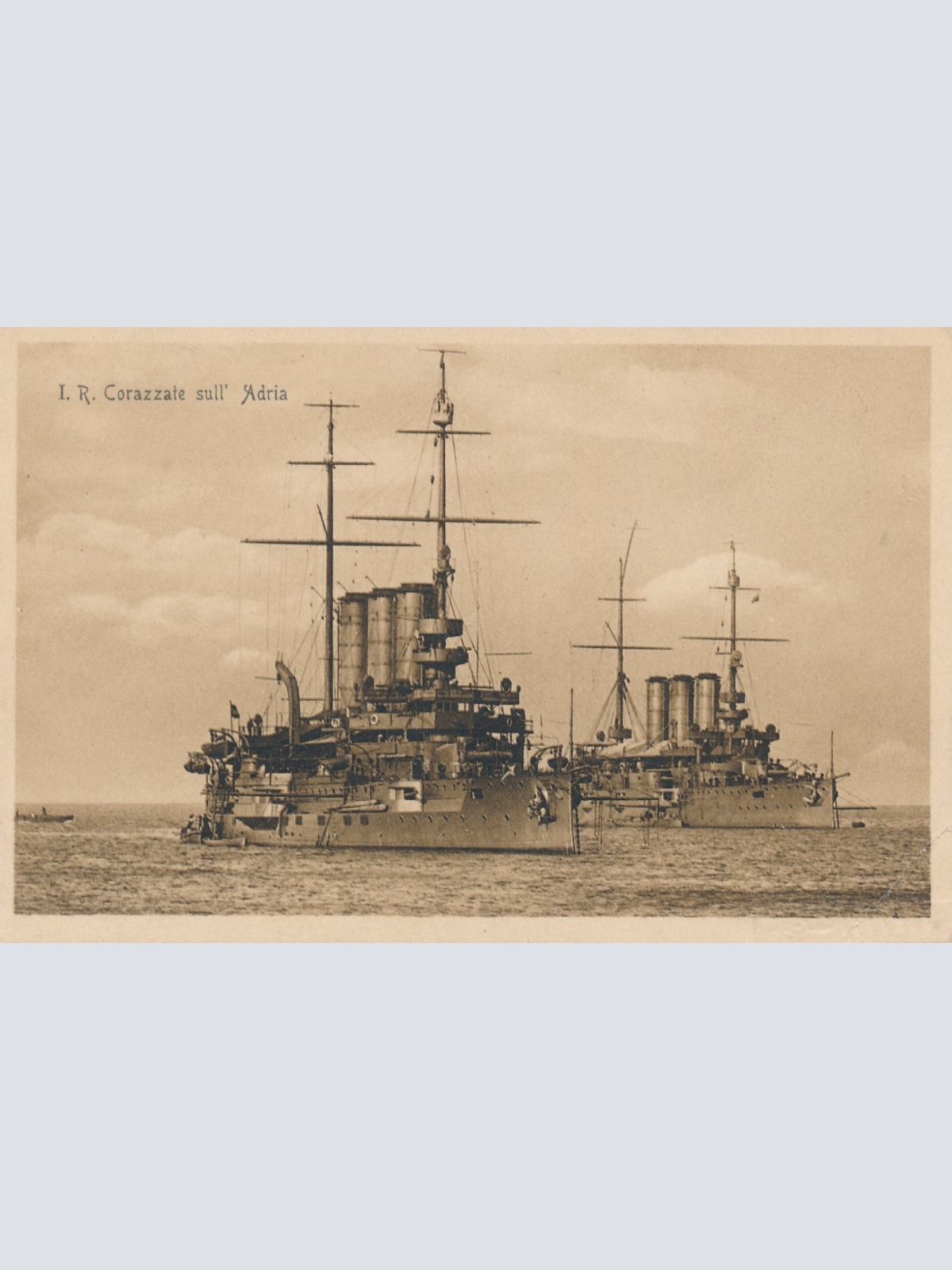 AK Corazzate sull Adria ,Schiffe Boote, Ansichtskarte (17056)