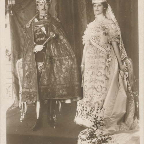 AK Militaria König Karl und Königin Zita in Königlicher Ansichtskarte (17067)